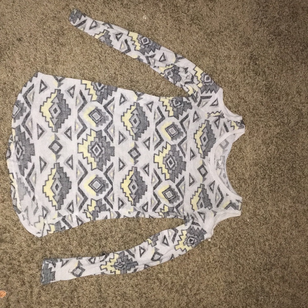 Cold shoulder long sleeved